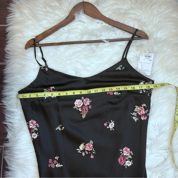 Vintage SO Womens Y2K Maxi Slip Dress Size Large Floral Fairy Preppy Balletcore - Picture 5 of 6